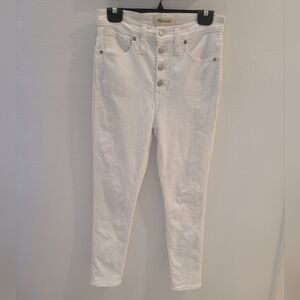 Madewell High Rise White Women's Jeans